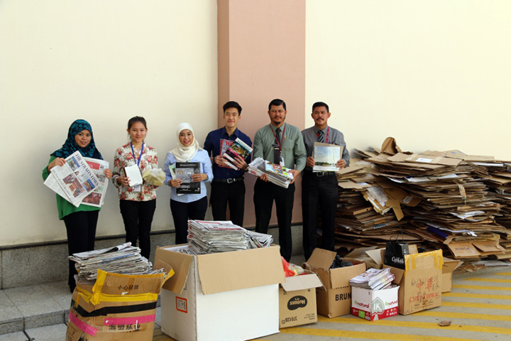 The Jerudong Park Medical Centre Recycles Paper To Go Green
